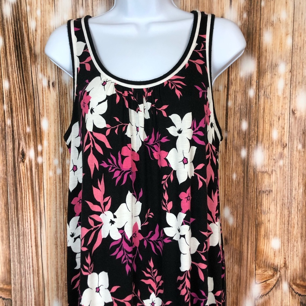 Secret Treasures Sleep Knit Sleeveless Midi Lounger Dress - Picture 5 of 15